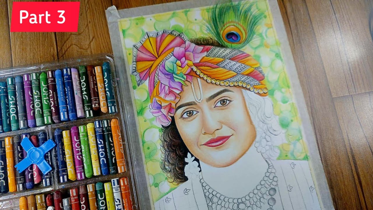 Drawing Sumedh Mudgalkar As Krishna/How To Draw Outline Step by step (part  01) - YouTube